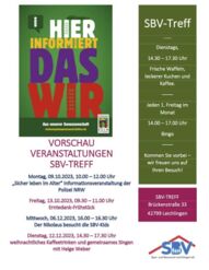 SBV-Treff: Termine Herbst 2023